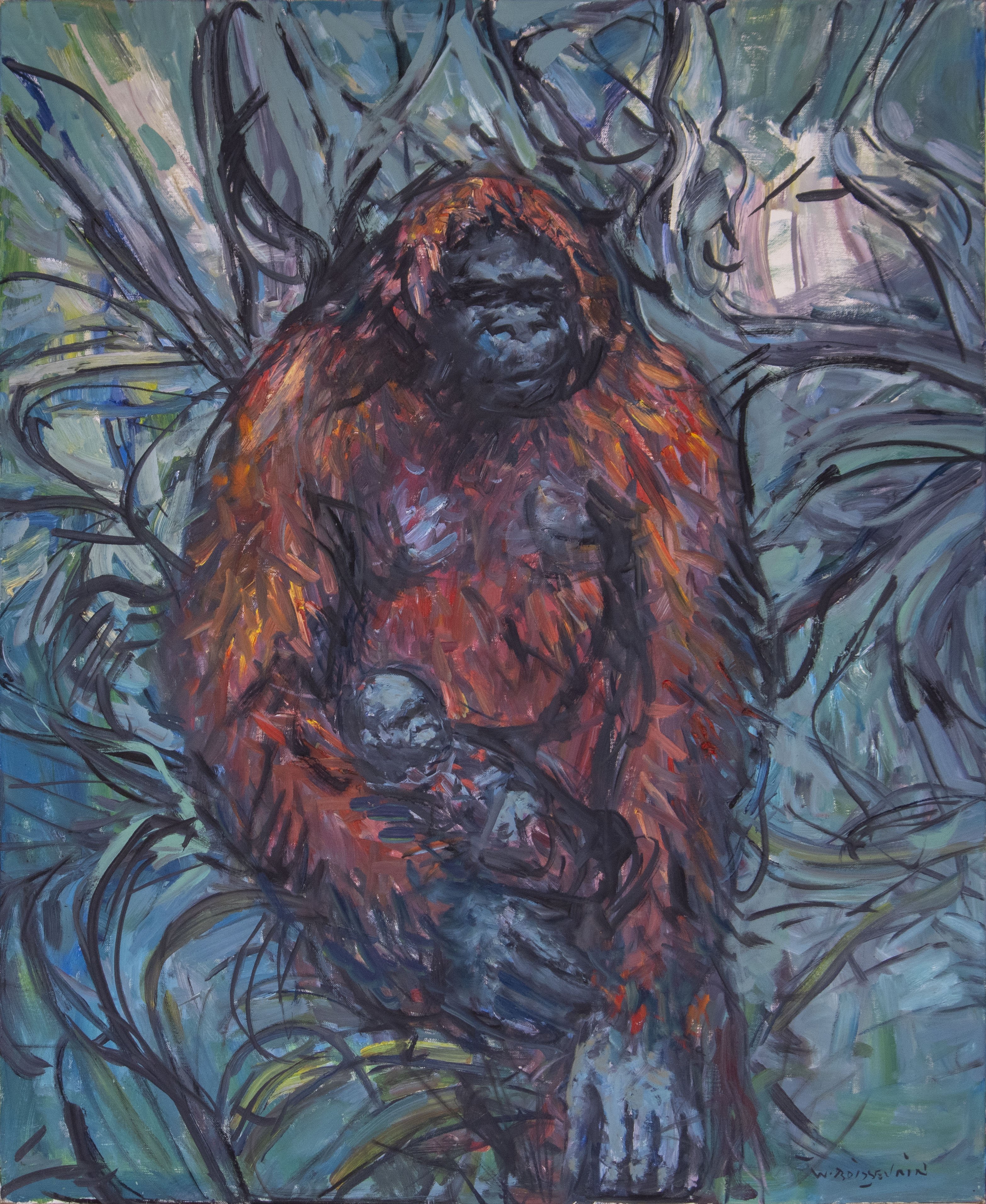 Orangutang Mother And Baby #2 (2018)