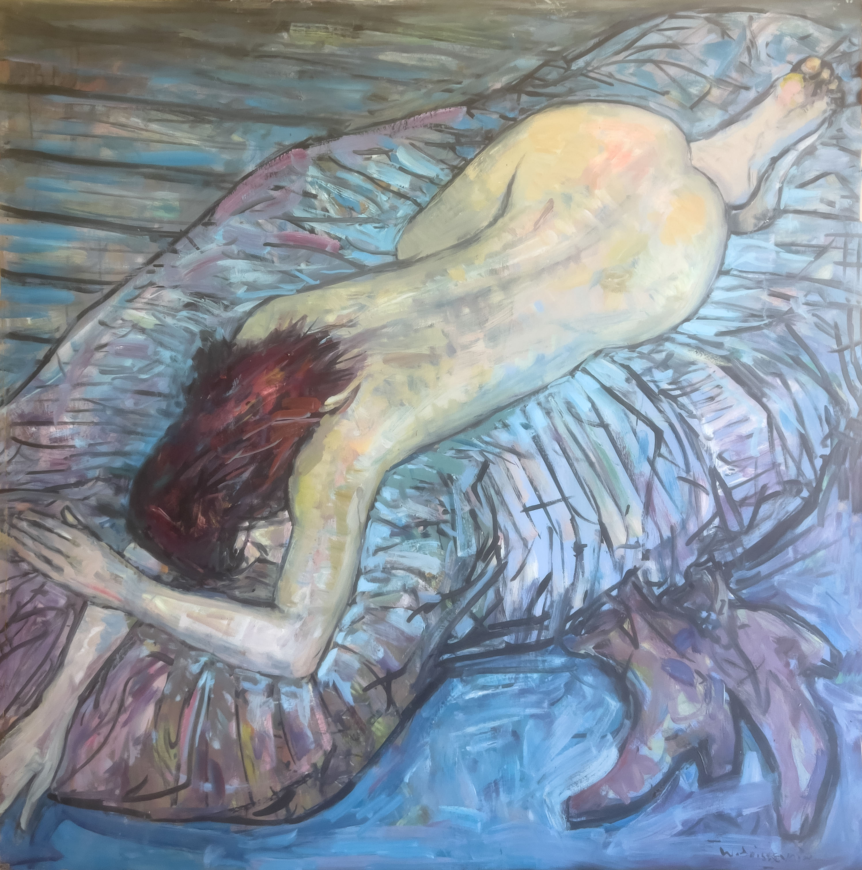 Nude With Cowboy Boots (2018)