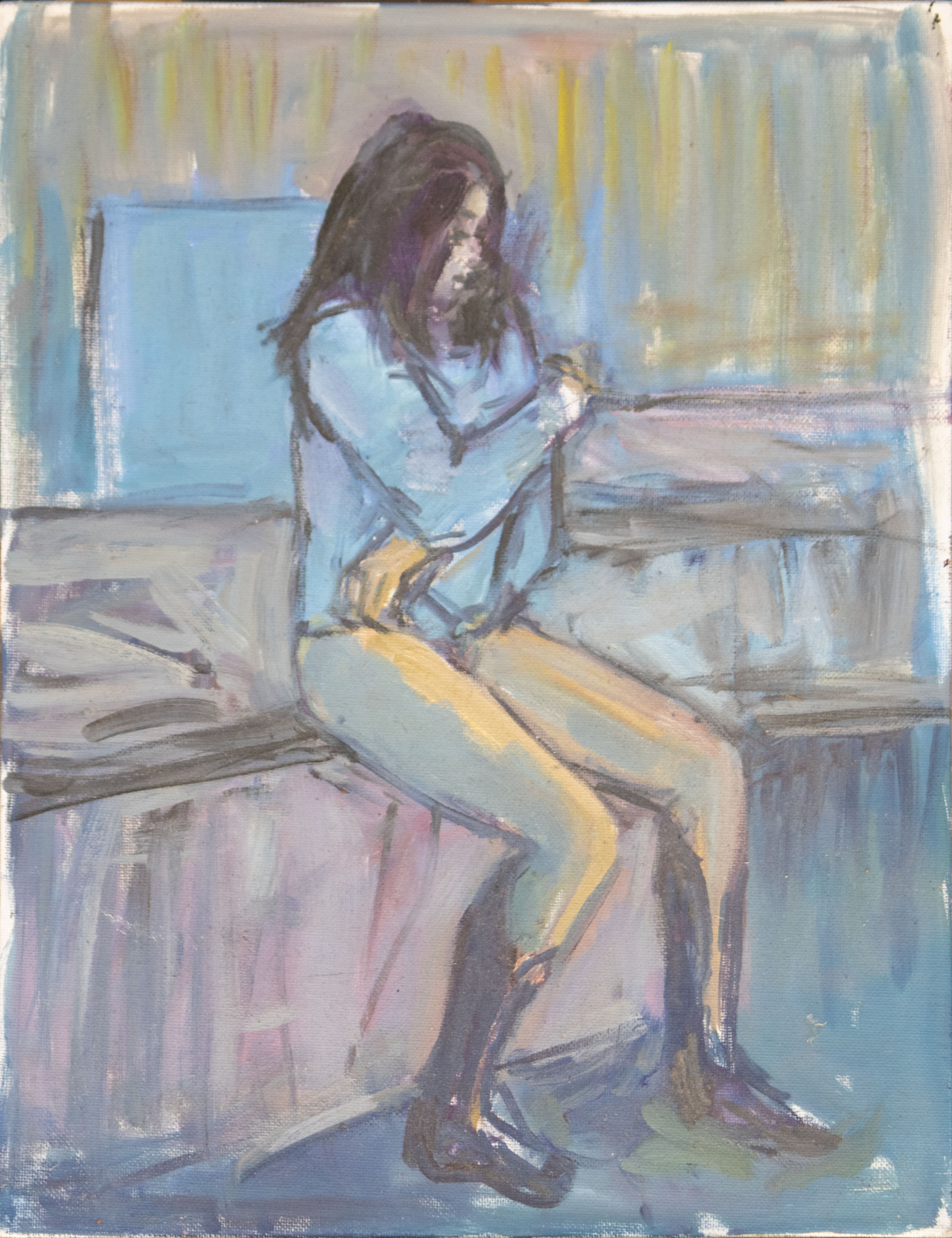 Lady Removing Jumper (2021)