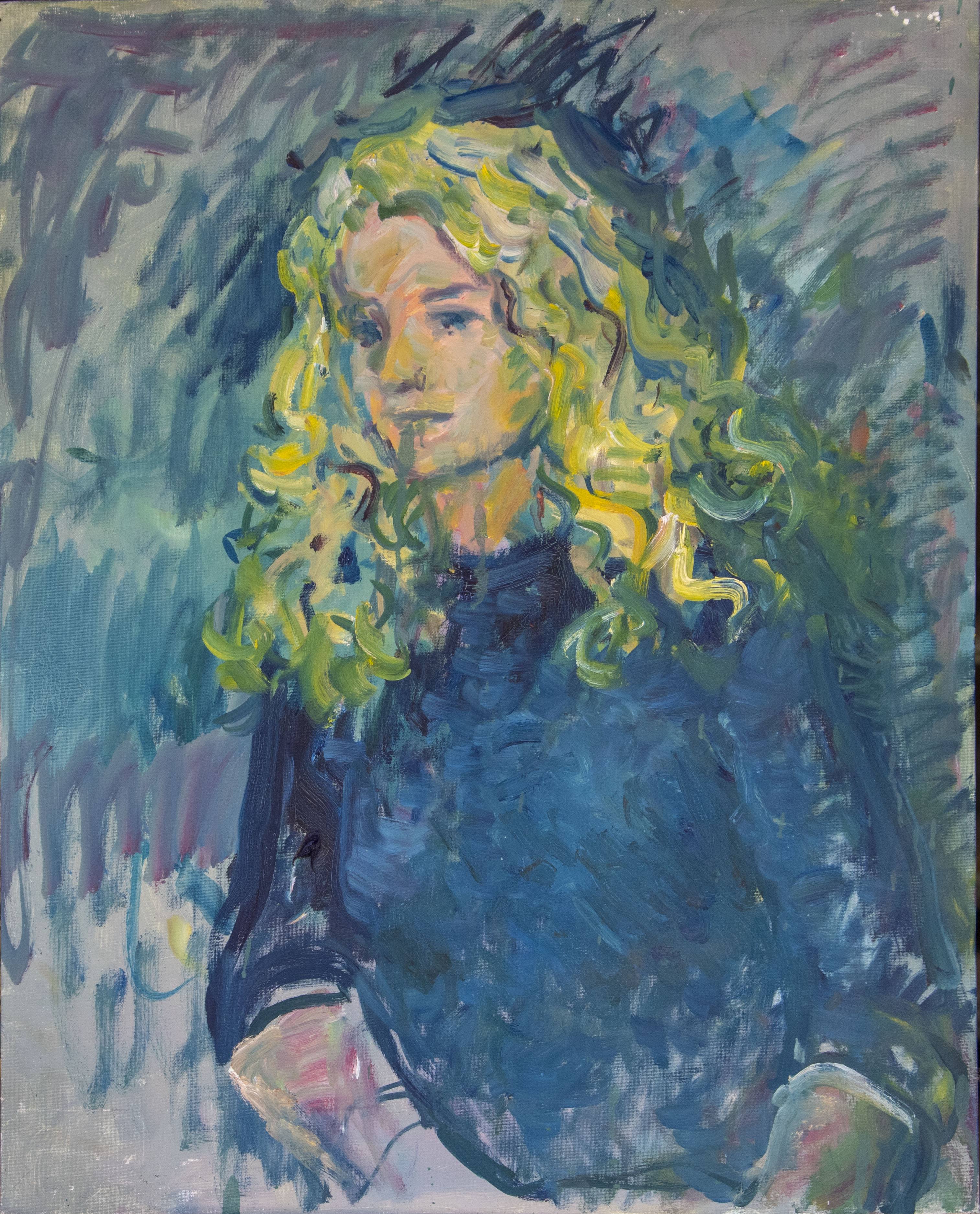 Blonde Lady At Pottery (2019)