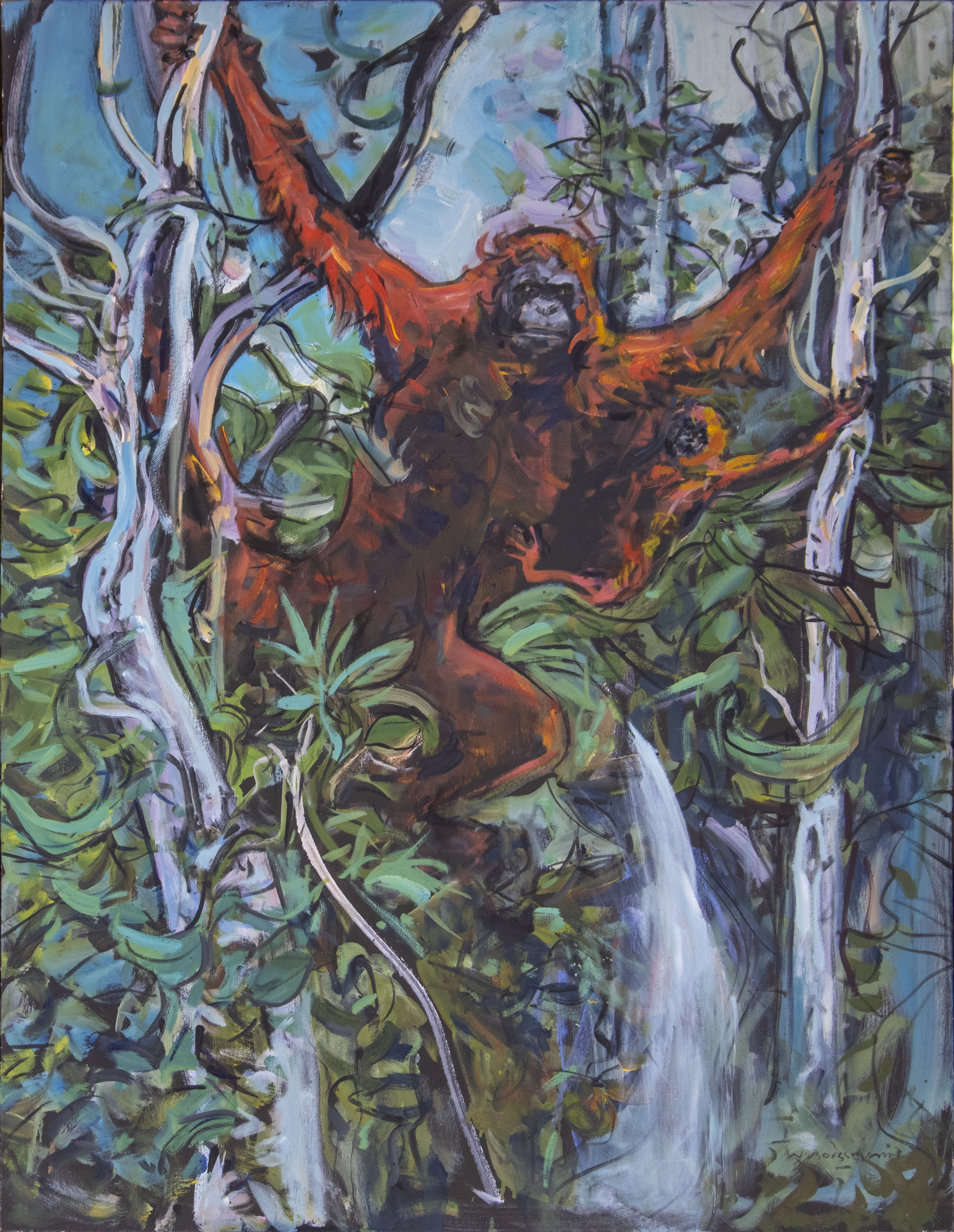 Orangutang Mother And Baby #1 (2016)